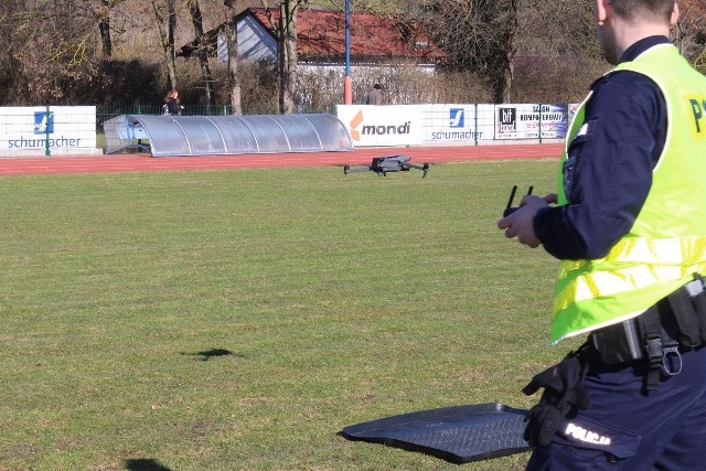 Z pomocą drona łatwiej będzie chełmińskim policjantom odnaleźć m.in. osoby ukrywające się