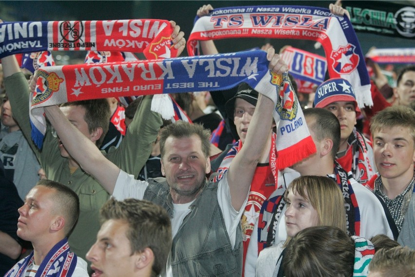 10.05.2008. Feta po zdobyciu mistrzostwa Polski przez Wisłę