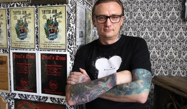 Na trzeci Tattoo Sabat do Pałacyku Zielińskiego w Kielcach zaprasza Krzysztof Aniołek, organizator imprezy i właściciel kieleckiego studia tatuażu Children of The Grave.