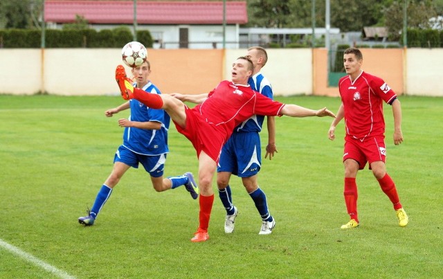 Borys Klimczewski niespodziewanie zadebiutował dziś w drużynie rezerw Wdy.