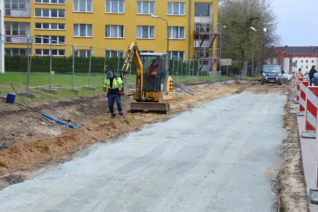 Remont ulicy Chałubińskiego w Koszalinie