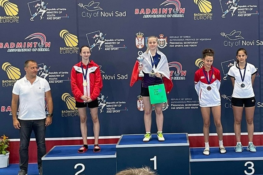 Kaja Ziółkowska - międzynarodowe mistrzostwa Serbii w badmintonie Serbian Youth International 2022