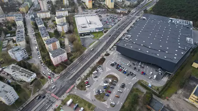 Tak wygląda Chełmińskie Przedmieście w Toruniu na zdjęciach z drona.