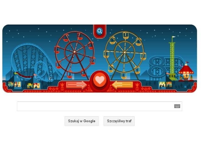 Walentynki oraz George Ferris - dziś podwójny GOOGLE DOODLE