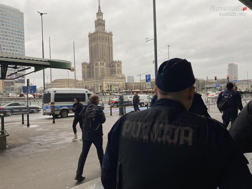 Śląscy policjanci brali udział w zabezpieczaniu wizyty...
