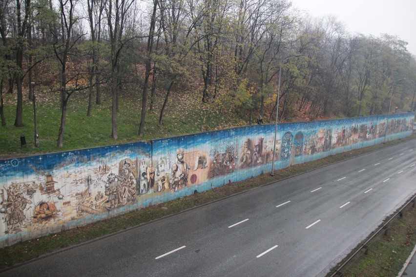 W Przegorzałach pojawił się nowy mural. Te już istnieją w Krakowie [ZDJĘCIA]