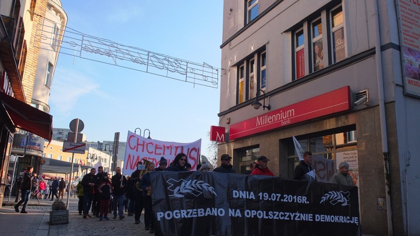 Większe Opole. Kolejny protest, a potem głodówka? [zdjęcia, wideo]