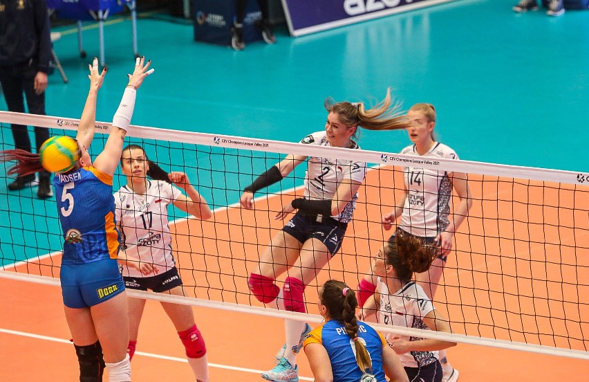 Grupa Azoty Chemik Police - VK UP Ołomuniec 3:0. Szybki mecz w Lidze Mistrzyń. Zobacz zdjęcia