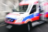 Wypadek motoroweru w Wodzisławiu Śląskim. Dwóch 15-latków w szpitalu