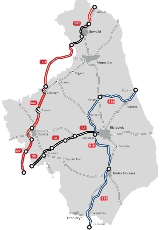 Podlaska S19. RDOŚ nie wydała decyzji środowiskowej dla odcinka Chlebczyn - Ploski. Wydłużyła za to termin do końca stycznia