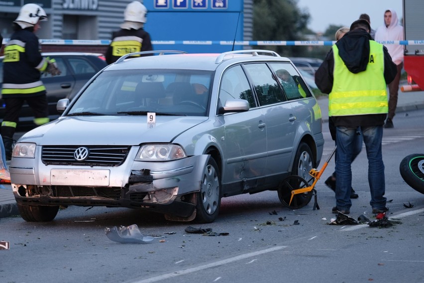 Do wypadku doszło w sobotę na ul. Sanowej w Jarosławiu, w...