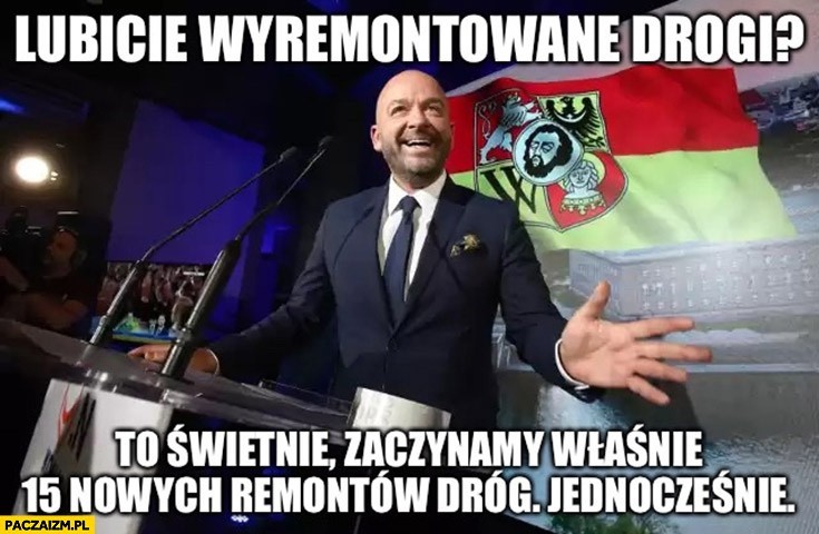 Nowe memy o Wrocławiu - internauci nie mają litości dla Sutryka, Odry, korków i MPK [ZDJĘCIA]