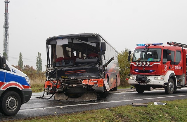 Wypadek na obwodnicy Wolina