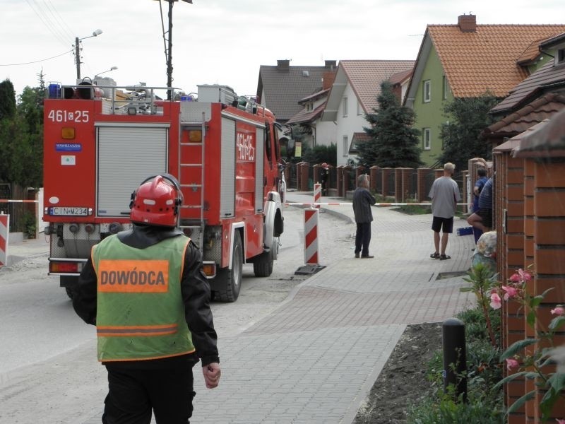Wyciek gazu w Kruszwicy
