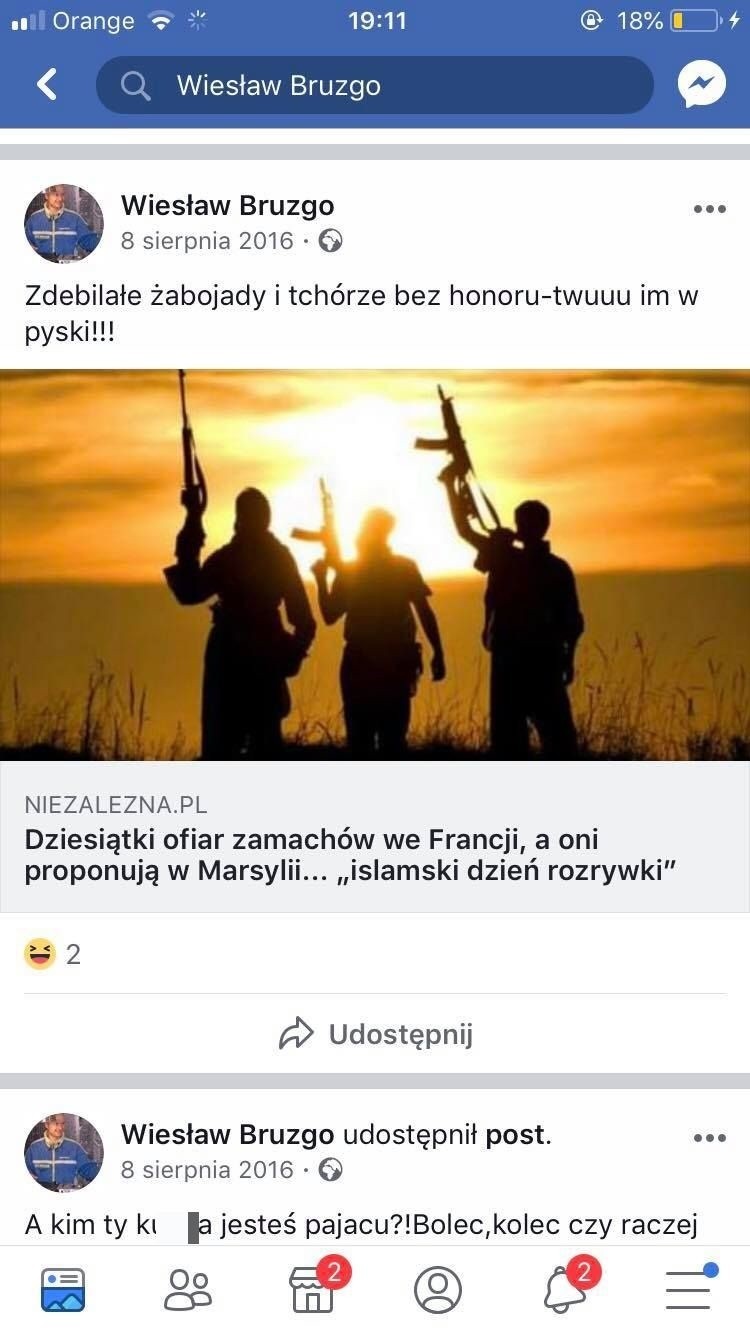 Co wypisuje w internecie kandydat PiS na burmistrza...