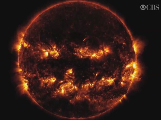 Zdjęcia Słońca zostały wykonane 8 października przez satelitę Solar Dynamics Observatory