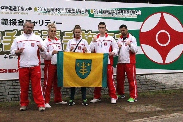 Reprezentacja OKKK podczas zawodów Tokio.