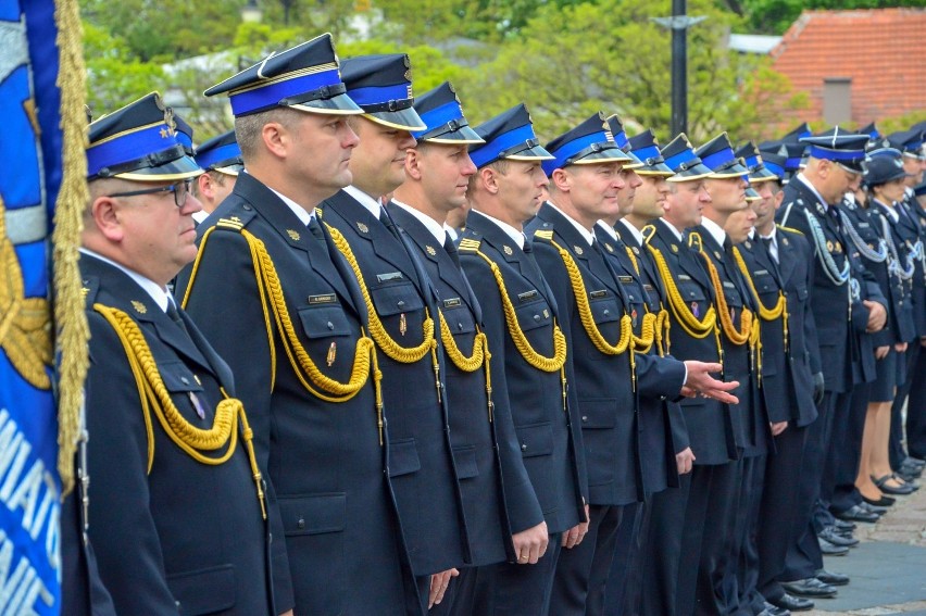 Akademia z okazji Dnia Strażaka w Kwidzynie. Wręczono awanse, medale i nagrody [ZDJĘCIA]