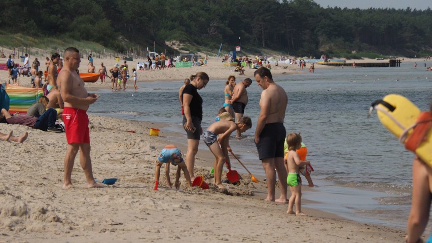 Zobaczcie, jak we wtorkowe południe wyglądała plaża...