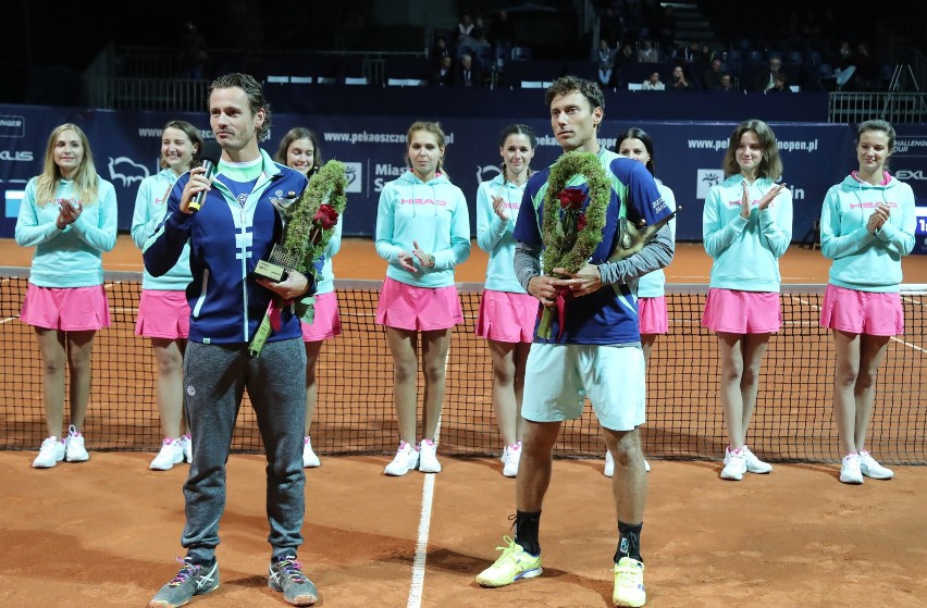 Finał debla Pekao Szczecin Open 2017. Od lewej: Wesley...