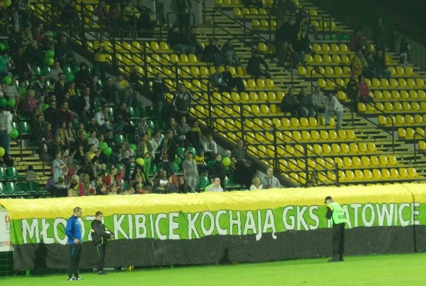 Kibice na meczu GKS Katowice – Energetyk ROW Rybnik