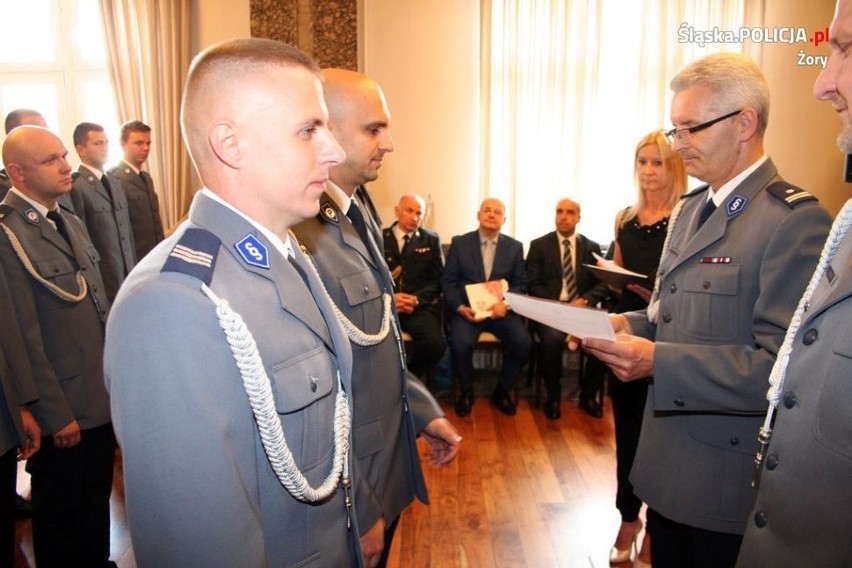 Żorscy policjanci odebrali awanse