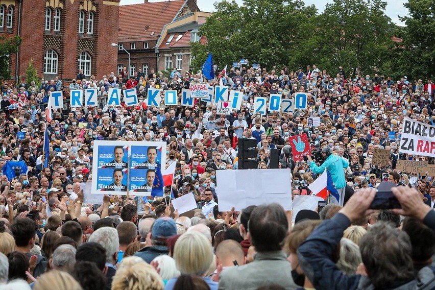 Rafał Trzaskowski w Szczecinie - 08.07.2020