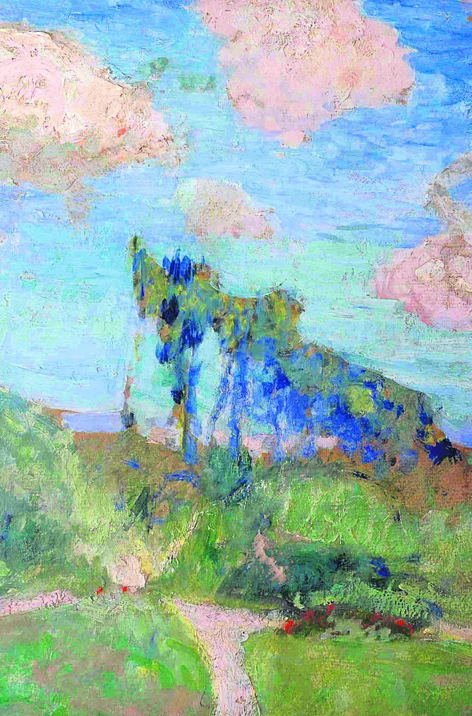 Édouard Vuillard - Ogród w Amfreville (ok. 1905)