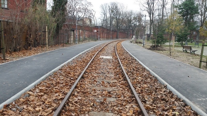 Rewitalizacja Księżego Młyna. Odbudowano 140-metrowy odcinek kolei scheiblerowskiej