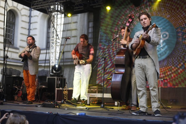 Węgierska grupa Sondorgo zagrała w sobotę na Dziedzińcu Zamkowym