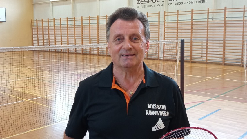 Adam Bunio z nowodębskim badmintonem związany jest od 47 lat