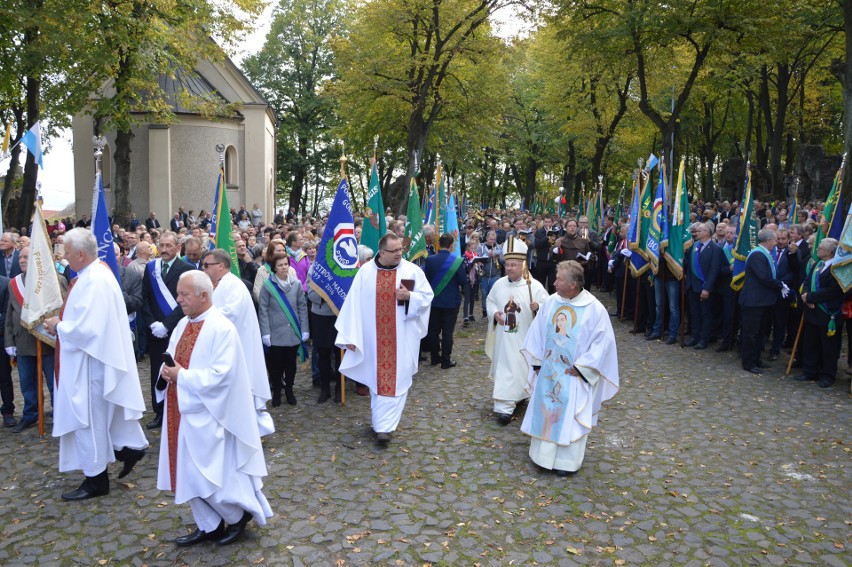 Pielgrzymka hodowców gołębi na Górę św. Anny