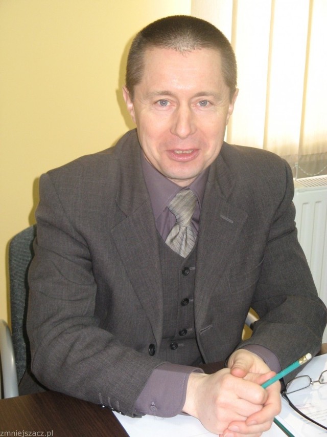 Roman Siemiński, burmistrz Cybinki będzie walczył o reelekcję. 
