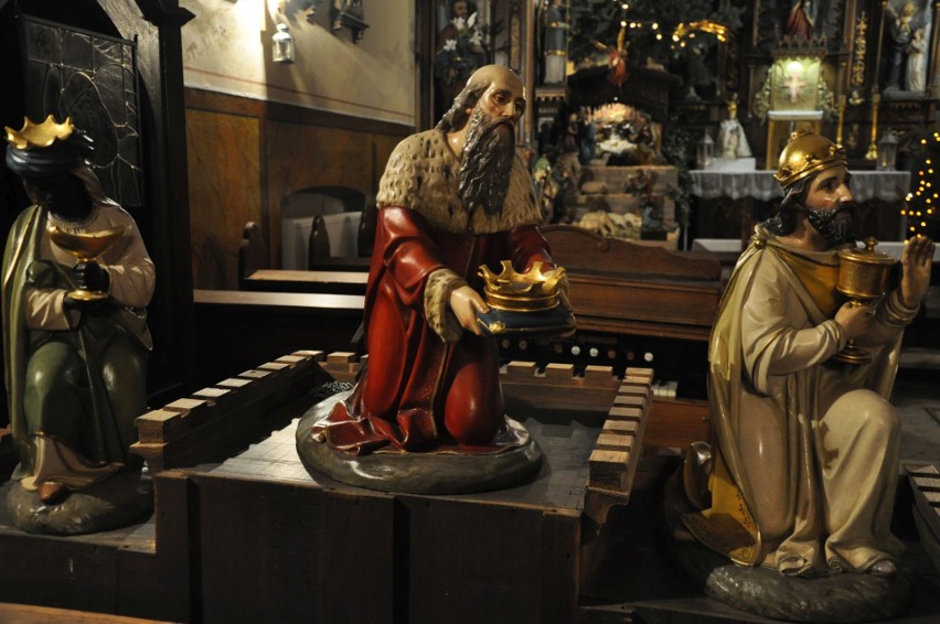Szopka bożonarodzeniowa w kaplicy świętego Franciszka w...