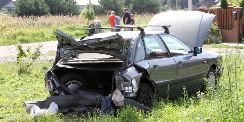 BMW uderzyło w tył audi