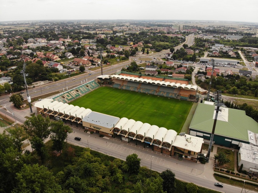 Lipiec 2018 - Stadion w Łęcznej