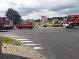 Groźnie wyglądający wypadek w Toporzysku między Bydgoszczą a Toruniem