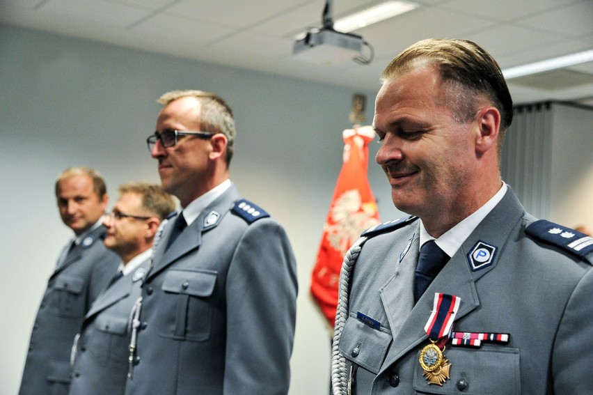 Szef lubuskich policjantów insp. Jarosław Janiak docenił...