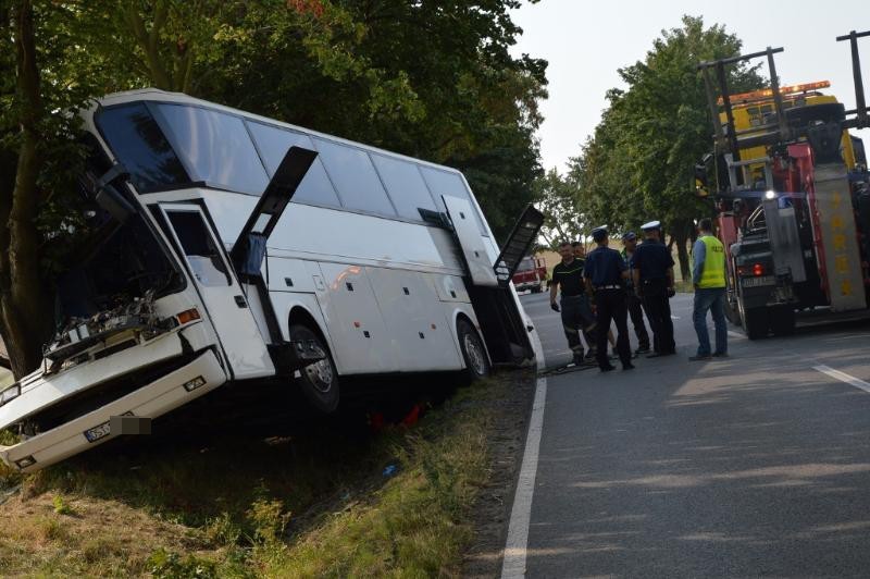 Wypadek autobusu z pracownikami Amazona, 01.09.2015