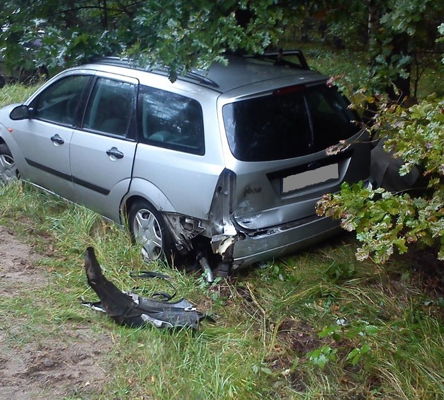 Kolizja na trasie Świdwin - Sławoborze.