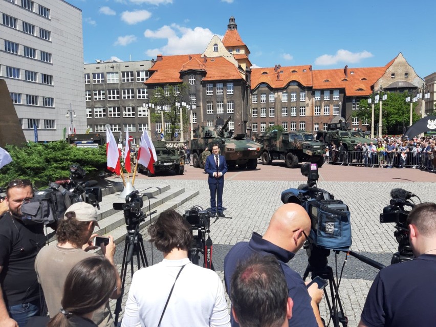 Premier Mateusz Morawiecki w sobotę, 18 maja, w Katowicach