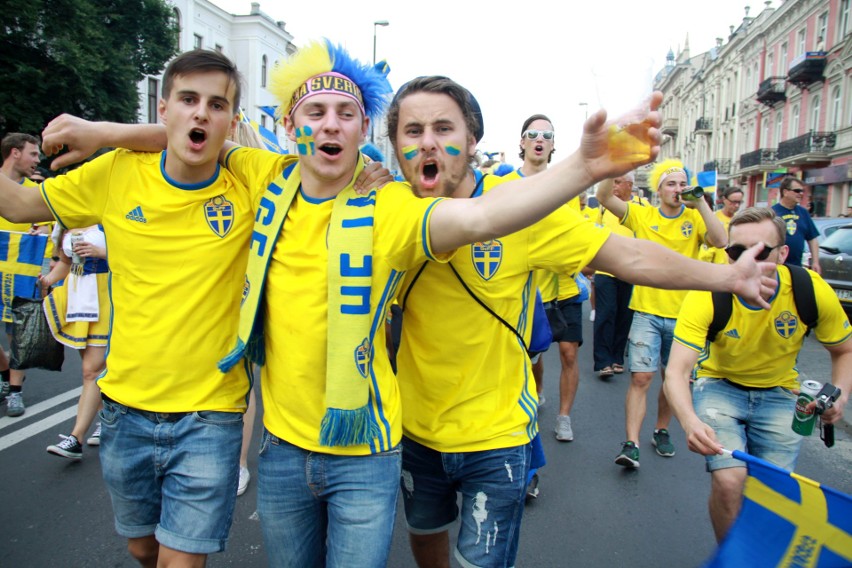 Szwedzcy kibice w drodze na Arenę Lublin (ZDJĘCIA, WIDEO)