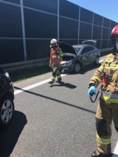 Wypadek na A4 pomiędzy Krakowem i Brzeskiem