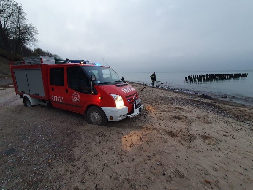 W niedzielę, 1 listopada, na kołobrzeskiej plaży...