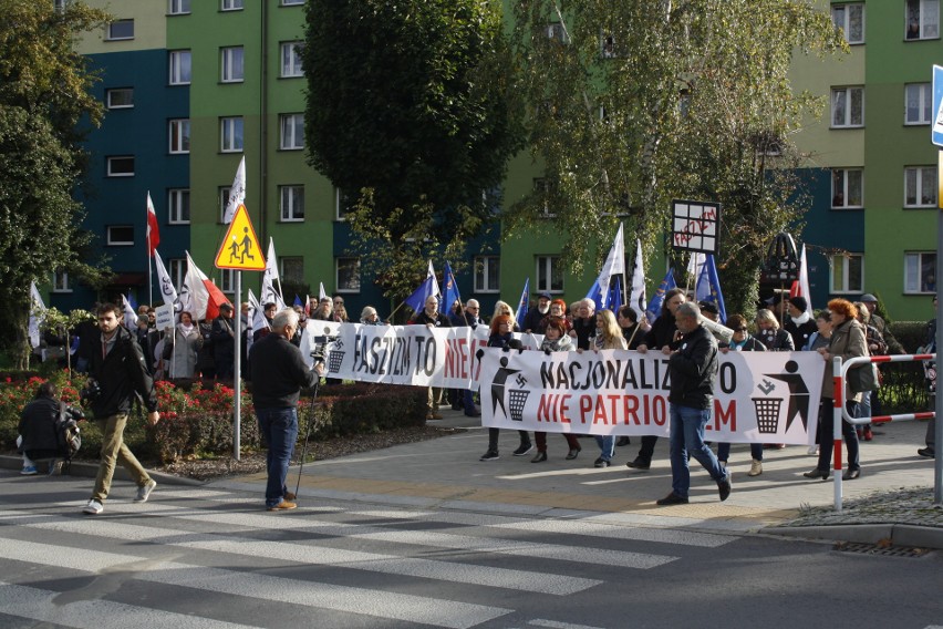Marsz Antyfaszystowski w Oświęcimiu