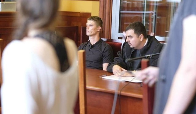 Łukasz  Ł., jeden ze skazanych przez toruński sąd za agresję wobec obcokrajowców. Wyrok zapadł w czerwcu.