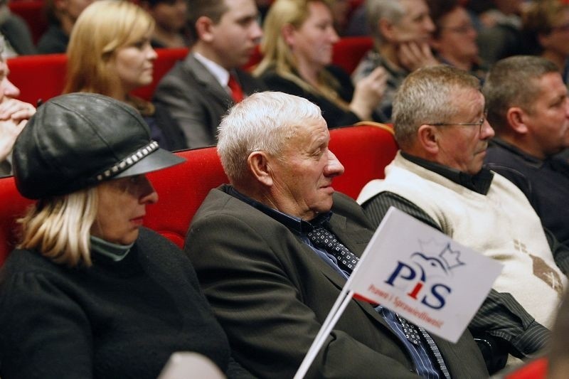 Jarosław Kaczyński w Łodzi. Liczy na 6 parlamentarzystów z naszego miasta [FILM, zdjęcia]