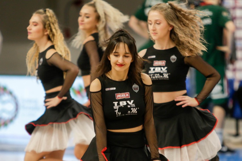 Tak tańczyły cheerleaderki Startu Lublin podczas kolejnego meczu koszykarzy w hali Globus