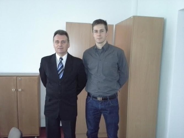 Trenerzy Stali Nowa Dęba Adam Bunio (z lewej) oraz Mateusz Czachor wybrani zostali do władz Podkarpackiego Związku Badmintona.