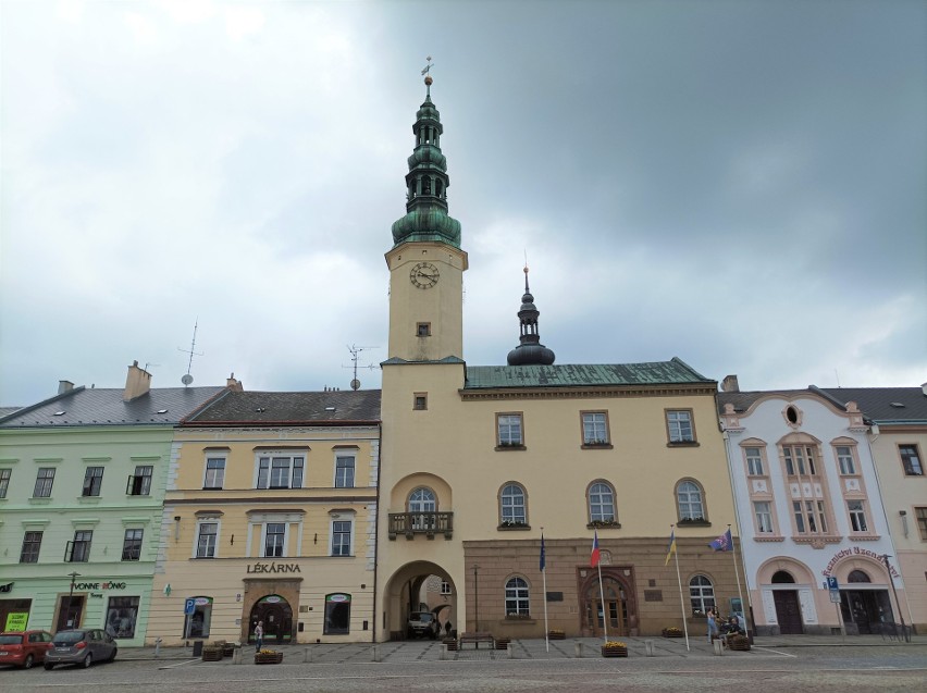 Moravská Třebová ma starannie odrestaurowaną starówkę....